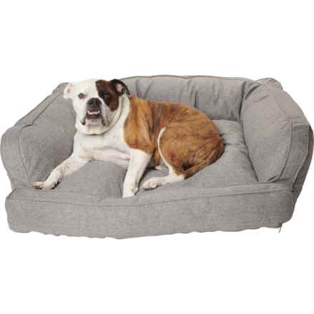 Canine Creations Sofa Pet Bed - 14x48x37” in Drizzle Grey