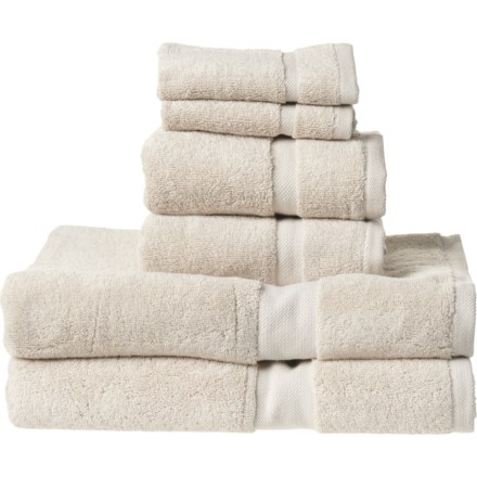 Canopy Lane 100% Cotton Ultra-Absorbent Bath Towel Set - 6-Piece, Flint  Stone - Save 42%