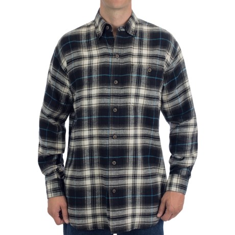 Canyon Guide Outfitters Yellowstone Flannel Shirt - Long Sleeve (For ...