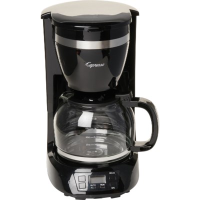 Coffee Maker, 12-Cup, Non-Drip, Glass Carafe, Stainless Steel - Continental