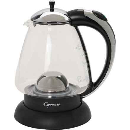 Capresso H2O PLUS Cordless Kettle in Black/Silver