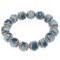 9552K_2 Cara Accessories Glass Bead Stretch Bracelet