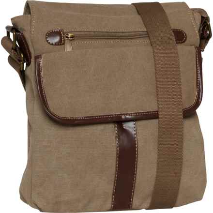 Cargo It Essex Canvas Crossbody Bag in Khaki