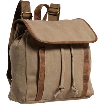 Cargo It Washed Canvas Backpack - Khaki in Khaki