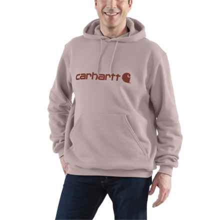 Carhartt 100074 Loose Fit Midweight Logo Graphic Hoodie - Factory Seconds in Mink