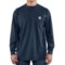 Carhartt 100235 Big and Tall Flame-Resistant Force® Cotton T-Shirt - Long Sleeve, Factory Seconds in Dark Navy