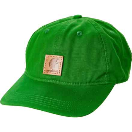 Carhartt 100289 Canvas Baseball Cap (For Men) in Holly Green