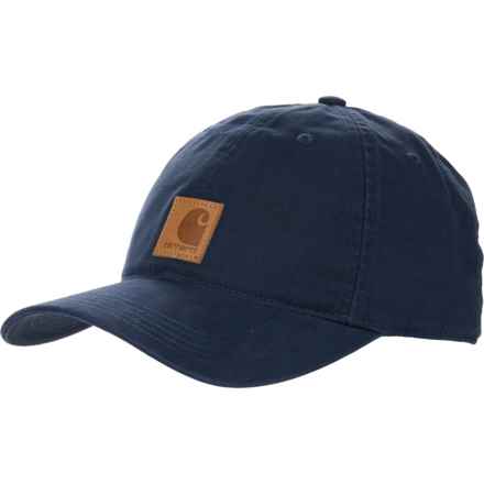 Carhartt 100289 FastDry® Cotton Canvas Baseball Cap - Factory Seconds in Navy