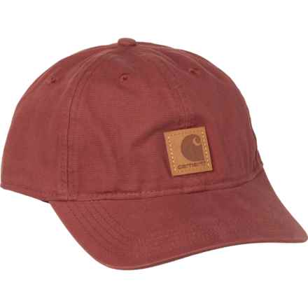 Carhartt 100289 FastDry® Cotton Canvas Baseball Cap (For Men) in Dark Cedar Heather