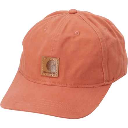 Carhartt 100289 FastDry® Cotton Canvas Baseball Cap in Terracotta