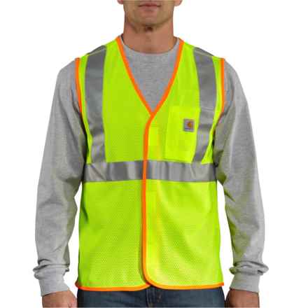 Carhartt 100501 Class 2 High-Visibility Vest in Brite Lime