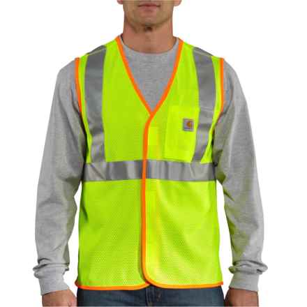 Carhartt 100501 Class 2 High-Visibility Vest in Brite Lime