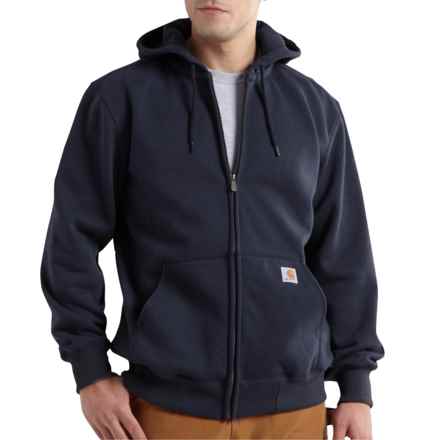 Carhartt 100614 Big and Tall Rain Defender® Paxton Hoodie - Zip Front, Factory Seconds in New Navy