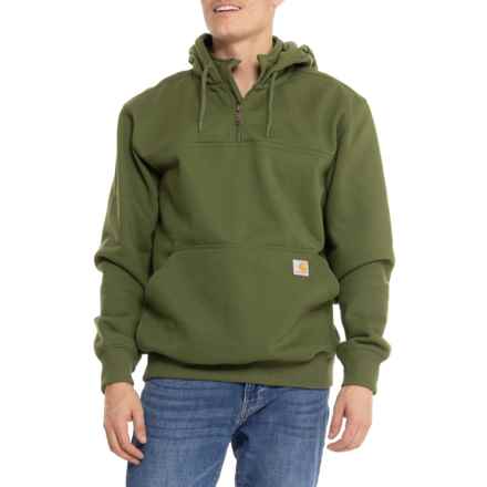Carhartt 100617 Rain Defender® Loose Fit Heavyweight Hoodie - Zip Neck, Factory Seconds in Chive