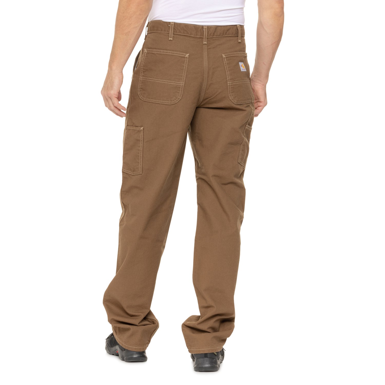 Carhartt 100791 Flame-Resistant Washed Duck Work Dungaree Pants