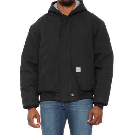 Carhartt 101621 Flame-Resistant Duck Active Jacket - Insulated, Factory Seconds in Black