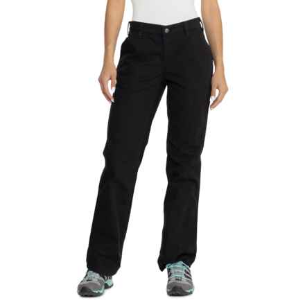 Carhartt 102080 Rugged Flex® Loose Fit Canvas Work Pants in Black