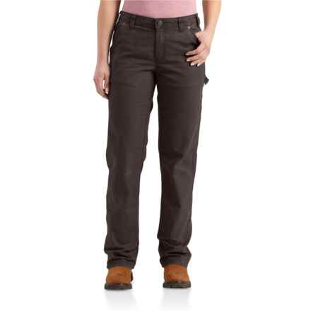 Carhartt 102080 Rugged Flex® Loose Fit Canvas Work Pants in Dark Brown