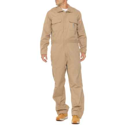 Carhartt 102150 Flame-Resistant Deluxe Coveralls - Long Sleeve in Khaki