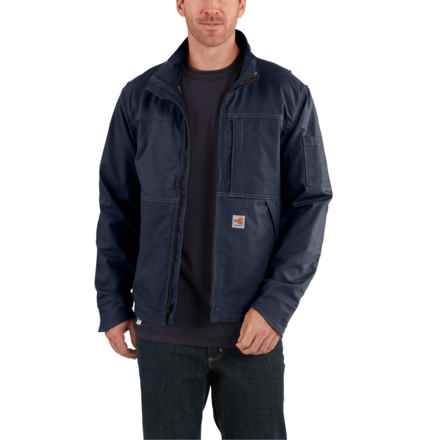 Carhartt 1021798 Big and Tall Flame-Resistant Full Swing® Quick Duck® Jacket - Factory Seconds in Dark Navy