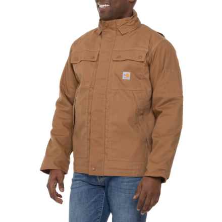 Carhartt 102182 Big and Tall Flame-Resistant Full Swing® Quick Duck® Coat - Insulated in Carhartt Brown