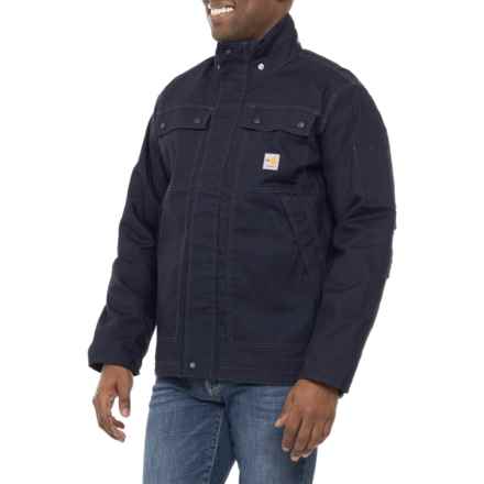 Carhartt 102182 Big and Tall Flame-Resistant Full Swing® Quick Duck® Coat - Insulated in Dark Navy