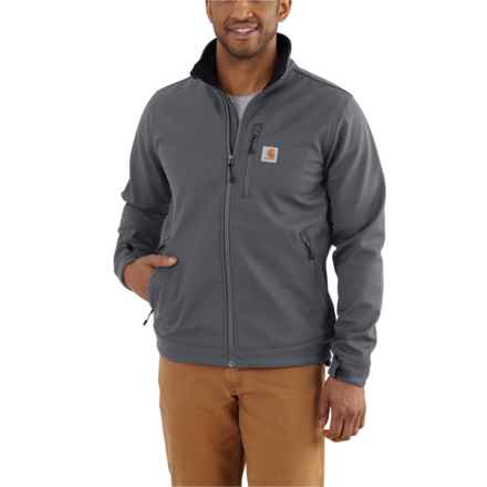 Carhartt 102199 Rain Defender® Relaxed Fit Heavyweight Soft Shell Jacket - Factory Seconds in Charcoal