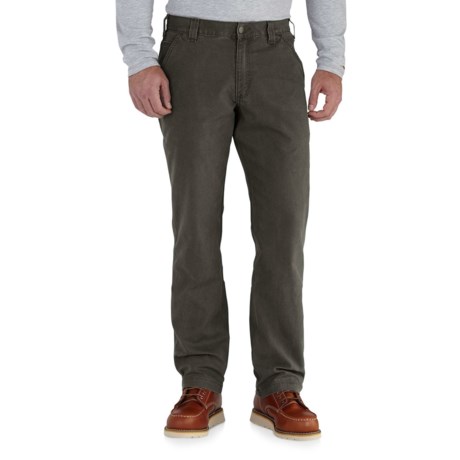 Carhartt 102291 Rugged Flex® Canvas Work Pants - Factory Seconds in Peat