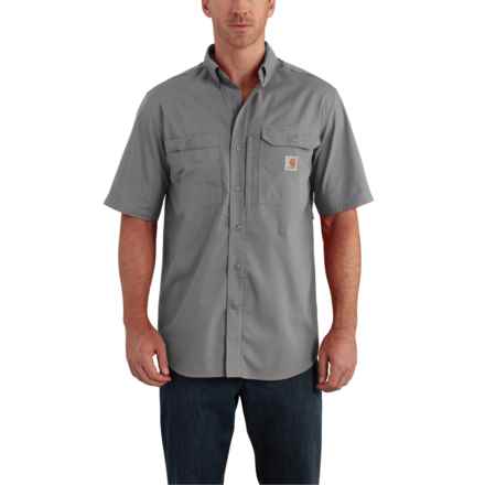 Carhartt 102417 Force® Relaxed Fit Lightweight Shirt - Short Sleeve in Asphalt