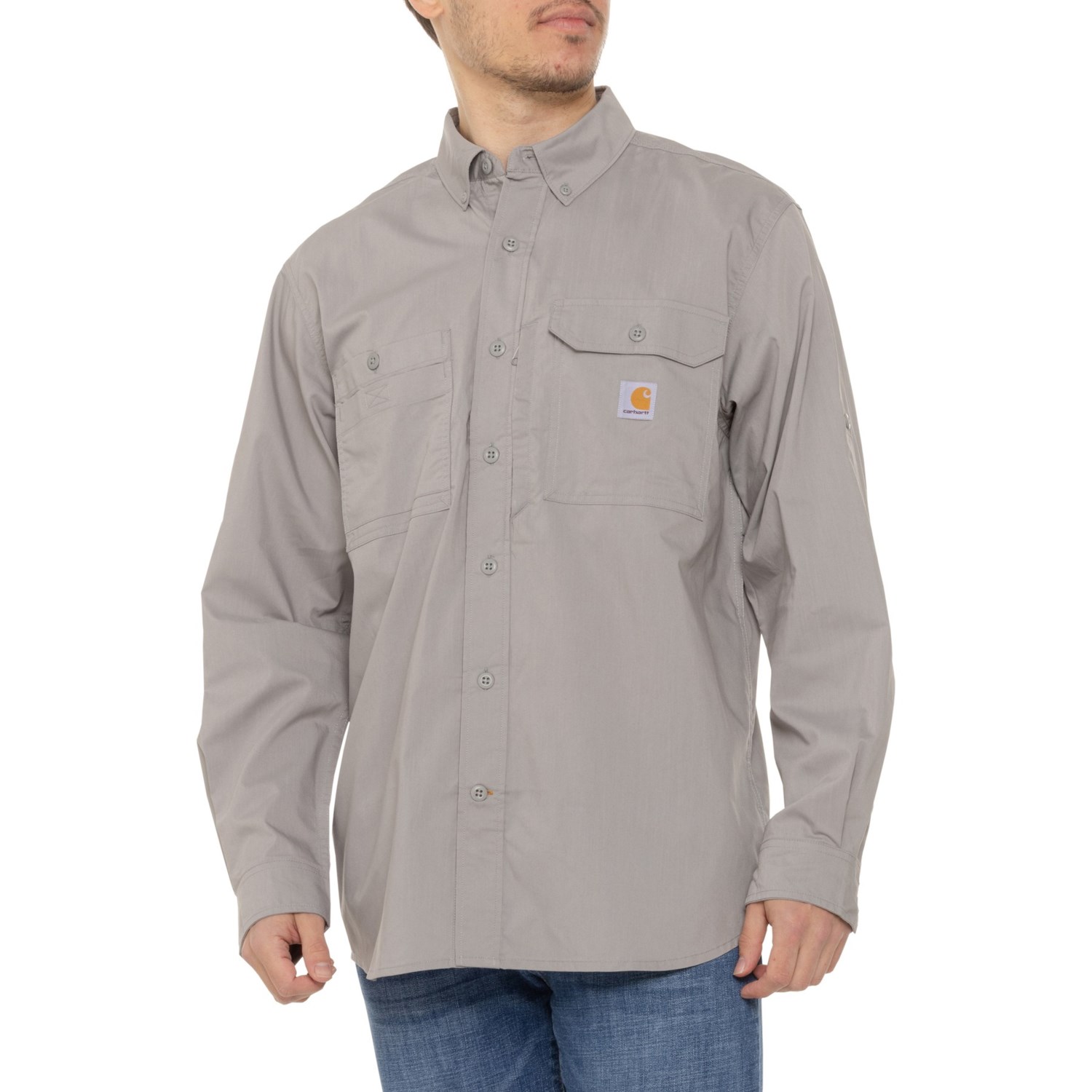 [USAモデル] カーハート 半袖シャツ【RIDGEFIELD】/ca01XL Carhartt Force ®Ridgefield Solid Short Sleeve Shirt | Rocky