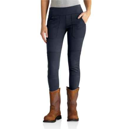 Carhartt 102482 Force® Fitted Midweight Utility Leggings - Factory Seconds in Navy