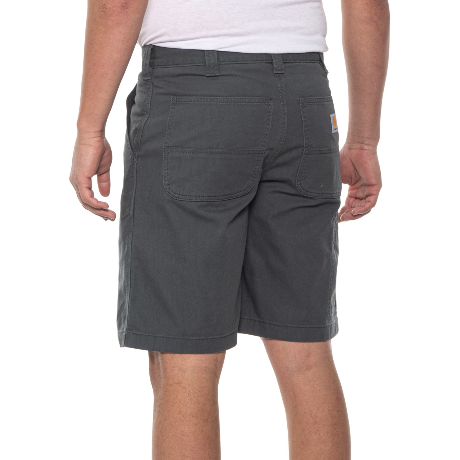 Short Rugged Flex Relaxed Fit Canvas Gravel 102514