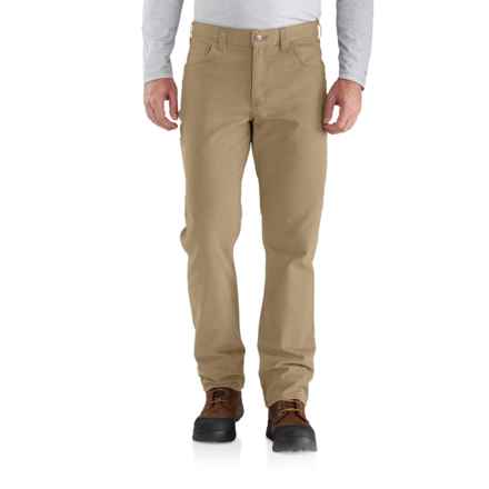 Carhartt 102517 Big and Tall Rugged Flex® Rigby Five-Pocket Pants - Factory Seconds in Dark Khaki