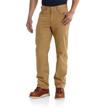 Carhartt 102517 Rugged Flex® Canvas 5-Pocket  Work Pants - Relaxed Fit, Factory Seconds in Hickory