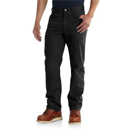 Carhartt 102517 Rugged Flex® Rigby Work Pants - Relaxed Fit in Black