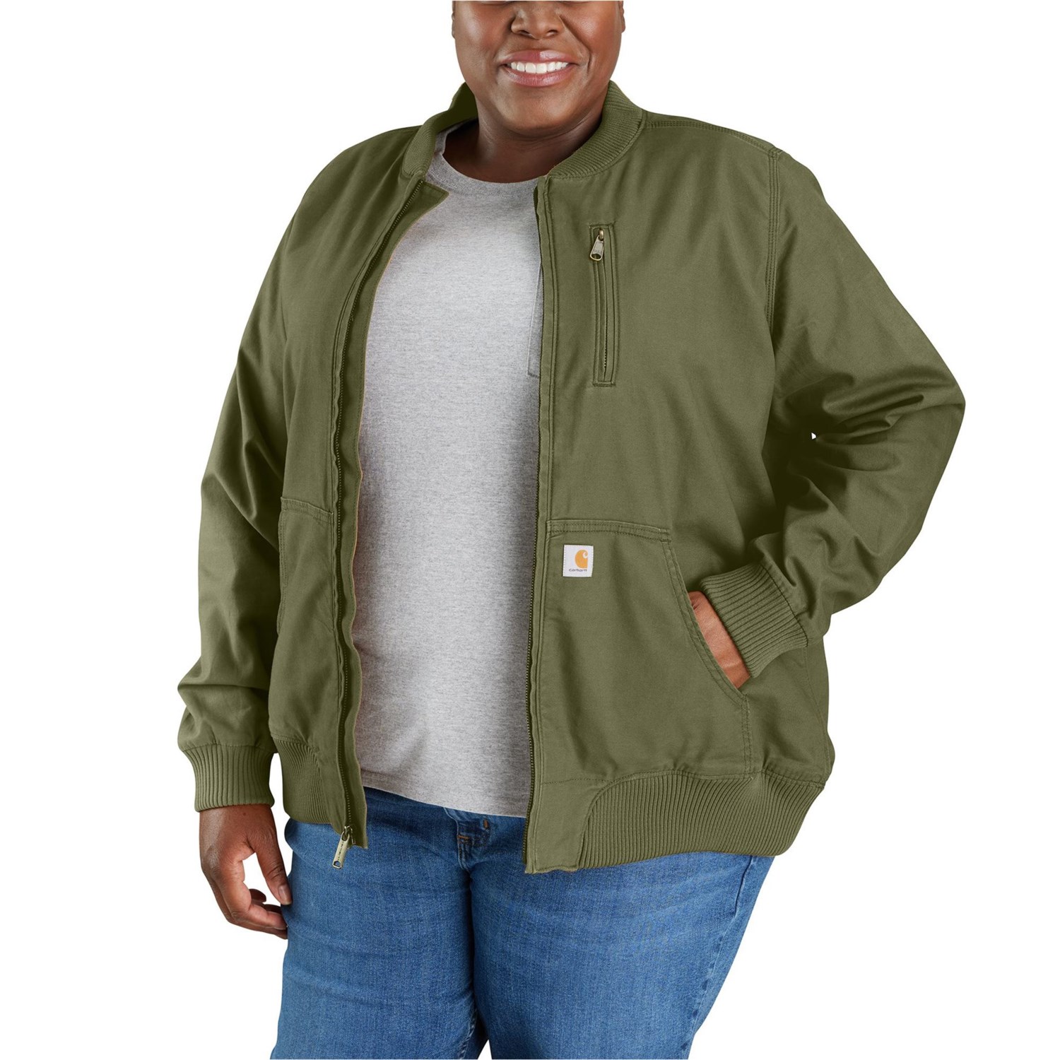 (取寄) カーハート 102524 プラス ラギッド フレックス リラックスド-フィット フィット キャンバス ジャケット Carhartt 102524 Plus Rugged Flex Relaxed Fit Canvas Jacket Basil carhartt-102524-plus-rugged-