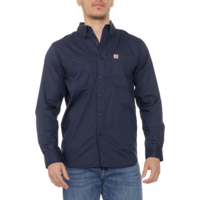 (取寄) カーハート ビッグ アンド トール ラギッド プロ リラックスド-フィット フィット キャンバス シャツ - ロング スリーブ Carhartt 102538 Big and Tall Rugged Pro Relaxed Fit Canvas Shirt - Long Sleeve Navy Carhartt 102538 Big and Tall Rugged Pro Relaxed Fit Canvas Shirt