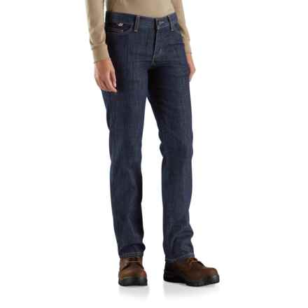 Carhartt 102688 Flame-Resistant Rugged Flex® Original Fit Jeans - Factory Seconds in Premium Dark