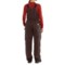 334NU_2 Carhartt 102743 Weathered Duck Wildwood Bib Overalls - Insulated, Factory 2nds (For Women)