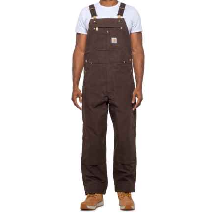 Carhartt 102776 Duck Bib Overalls - Factory Seconds in Dark Brown