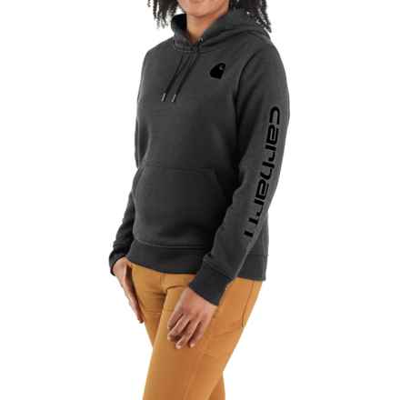 Carhartt 102791 Relaxed Fit Midweight Graphic Hoodie in Carbon Heather