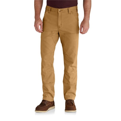 Carhartt 102802 Big and Tall Rugged Flex® Double-Front Work Pants in Hickory