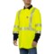 Carhartt 102843 Flame-Resistant High-Visibility Force® Hybrid Shirt - Class 3, Long Sleeve in Brite Lime