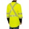 5RNKA_2 Carhartt 102843 Flame-Resistant High-Visibility Force® Hybrid Shirt - Class 3, Long Sleeve