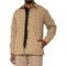 Carhartt 102851 Big and Tall Rugged Flex® Canvas Shirt Jacket - Fleece Lined, Snap Front in Dark Khaki