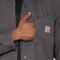 83PAU_3 Carhartt 102851 Big and Tall Rugged Flex® Canvas Shirt Jacket - Fleece Lined, Snap Front
