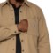 83PGY_6 Carhartt 102851 Big and Tall Rugged Flex® Canvas Shirt Jacket - Fleece Lined, Snap Front