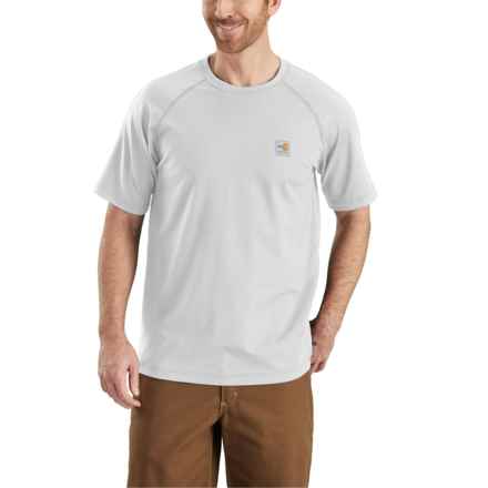 Carhartt 102903 Big and Tall Flame-Resistant Force® T-Shirt - Short Sleeve, Factory Seconds in Light Gray