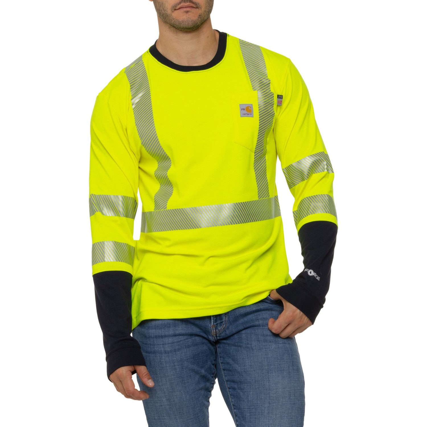 Carhartt 102905 Big and Tall Flame-Resistant High-Vis Force® T