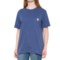 Carhartt 103067 Loose-Fit Heavyweight Workwear Pocket T-Shirt - Short Sleeve in Scout Blue Heather